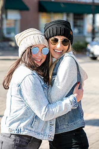 Funky Junque Oversized Slouchy Beanie - Confetti Oatmeal (Dark) #TOP3