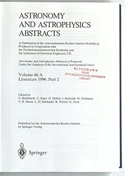 Hardcover Literature 1996, Part 2 (Astronomy and Astrophysics Abstracts) Book