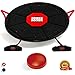 Epitomie Fitness Power Rocker Balance Board - Premium Wobble Board - Adjustable Height - Bonus Resistance Tube Set - Complete Stability & Core Training - Physical Therapy and Injury Rehabilitation