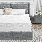 Vipbear 10 Inch Queen Reversible Dual-Firmness, Ergonomic Design, Multi-Layer Memory Foam, Medium Firmness, Lumbar Support, Pressure Relief, Comfortable Sleep, Comfort Home Furnishings.