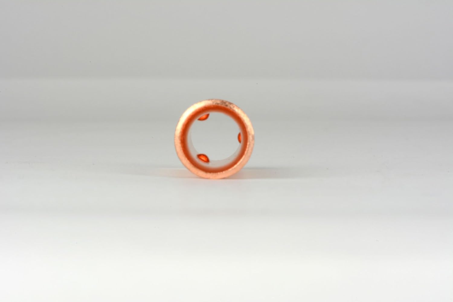 1 AWG TEMCo Butt Splice Connector Bare Copper Uninsulated Gauge. 50 Pack