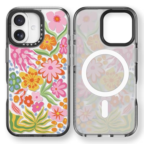 Coque iPhone 17 antichoc pour éviter les fissures avec style passiflore Magsafe