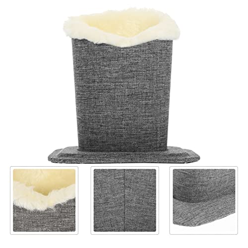 Cabilock Suporte de óculos de olho revestido de pelúcia suporte de óculos óculos bifocais suporte de