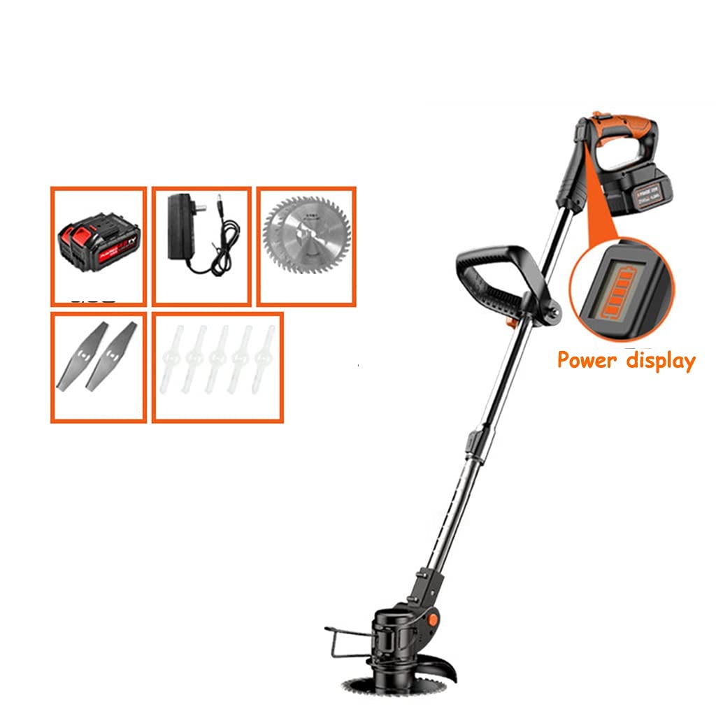 Tosaerba Tosaerba per uso domestico Tipo Tosaerba per uso domestico Materiale in metallo Tosaerba portatile Piccolo tosaerba elettrico Tosaerba per uso domestico leggero e comodo (batteria nera*2
