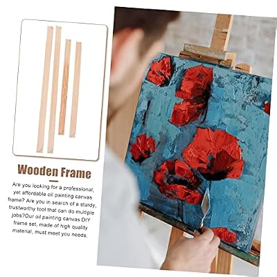 40x50cm Solid Wood Oil Painting Frame Simple Diy Canvas Picture Frame Kit