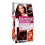 L'Oréal Paris Colorazione Capelli Casting Crème Gloss, Tinta Colore Trattamento senza Ammoniaca per una Fragranza Piacevole, 535 Chocolat