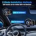 OBD2 Gauge Display, Heads Up Display for Cars, Gauge with OBD GPS Dual System, OBD2 Speedometer for Car with Water TEM, Volt, Mileage, Overspeed & Fatigue Driving Alarm, RPM, Works Great for Most Cars