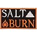 Supernatural Exorcism Salt and Burn Patch Iron On Applique - Black, Orange, White, 3.5" x 2" Rectangle - Made in The USA