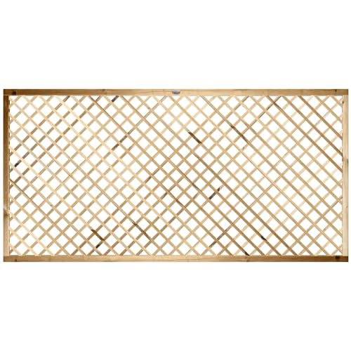 6ft x 3ft (183cm x 90cm) Elite Alderley Standard Diamond Trellis Panels