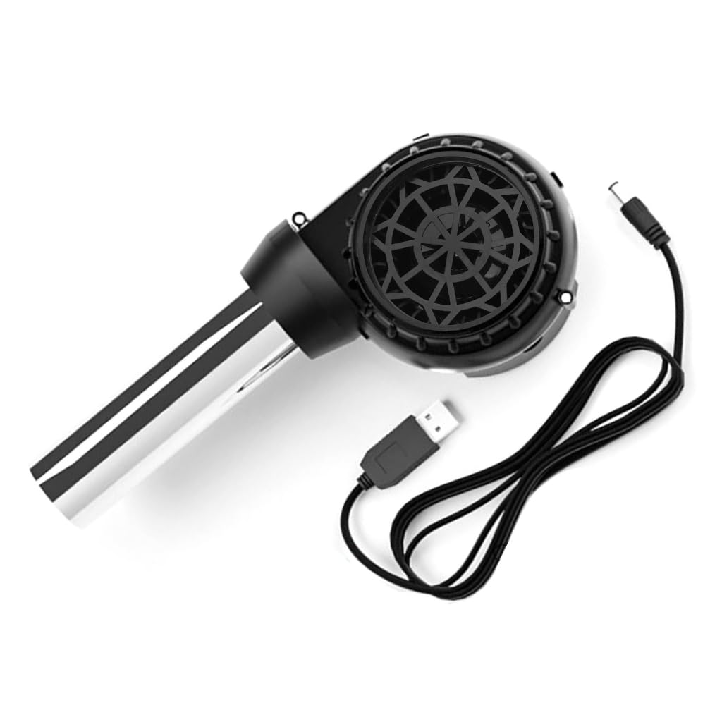 BBQ Blower USB Rechargeable Electric Fan for Outdoor Grill Camping