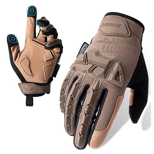 OneTigris Gants Tactiques Militaires pour écran Tactile, Gants de Moto, Gants d'escalade pour Airsoft Paintball Randonnée Chasse Cyclisme
