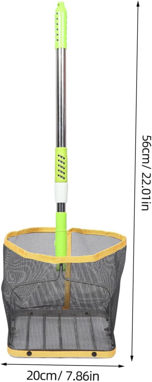 Portable Retractable Table Tennis Ball Picker Detachable Handle Large Capacity Ball Collector for Outdoor Use for Players