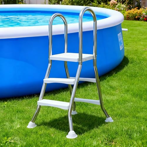 Escalera para piscina de acero inoxidable 2 pasos