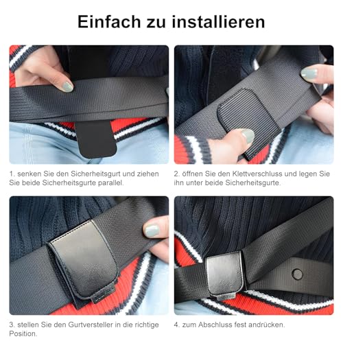 Sicherheitsgurt Clips,4 Stück Auto Sicherheitsgurt Versteller Universal Sicherheitsgurt Clip Sicherheitsgurt Einsteller Gurt Clip Sicherheitsgurt Positionierer zum Entspannen von Schulter und Nacken