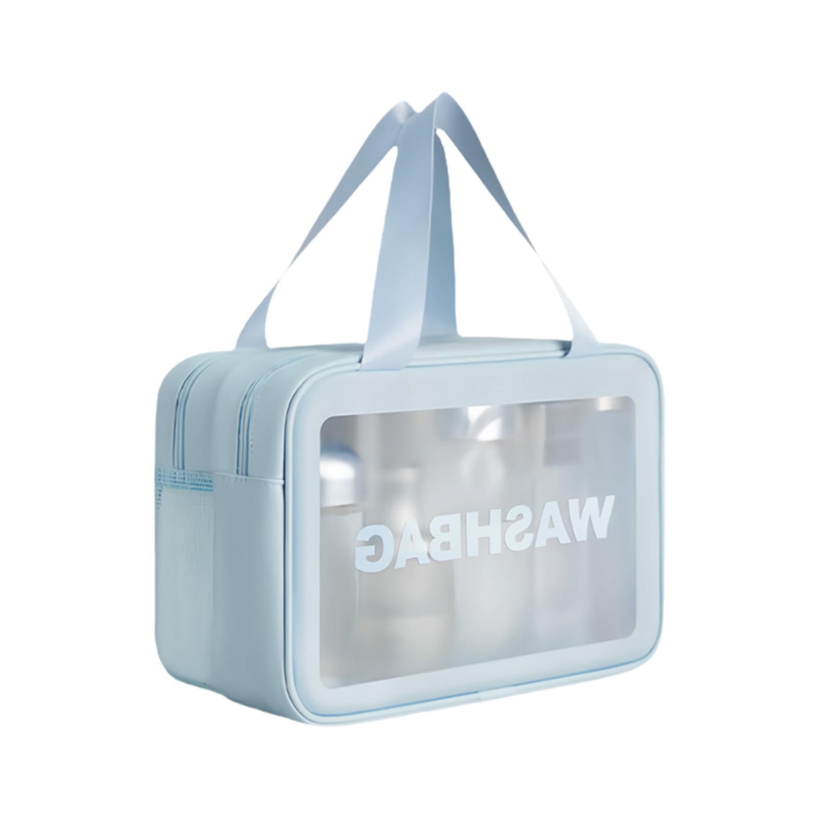 Buxuaaaa Makeup Bag Cosmetic Bag Wash Large Capacity Skincare Storage Clear Toiletry for Women Girls Toiletry Large Capacity Travel Makeup