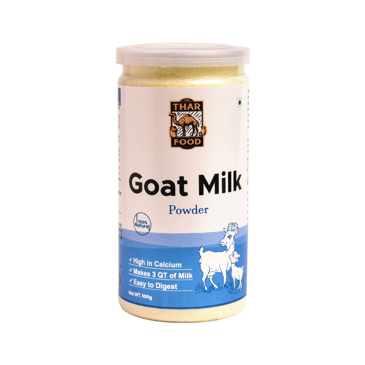 The Thar Food Pure & Natural Goat Milk Powder Freeze Dried Everyday Milk Powder Taste of Milk