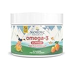 Nordic Naturals Nordic Omega-3 Gummies, Tangerine - 60 Gummies - 82 mg Total Omega-3s with EPA & DHA - Non-GMO - 30 Servings