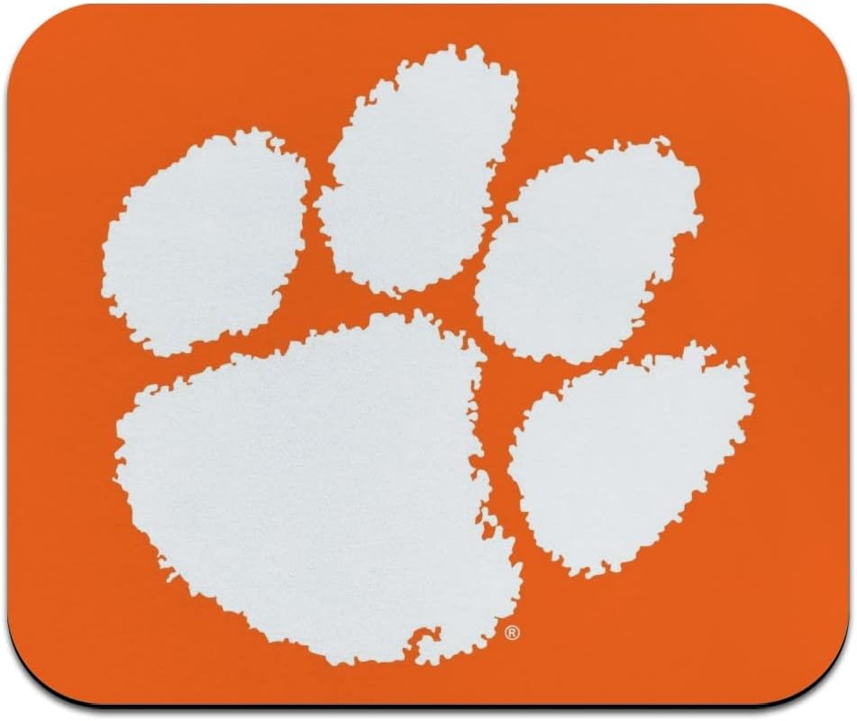 Clemson University Primary Logo Low Profile Thin Mouse Pad Mousepad
