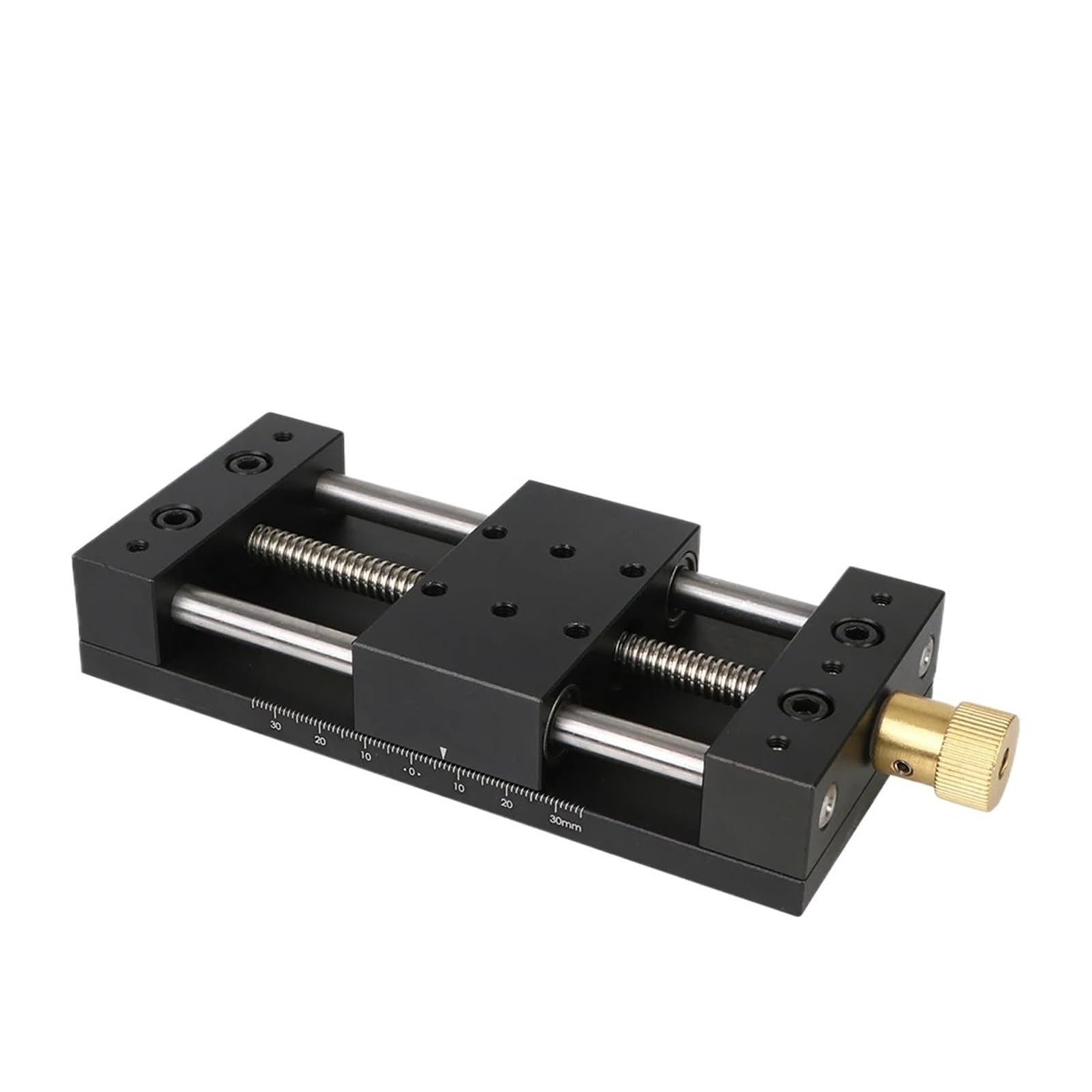 YFBCMXSKG Platform Sliding Table X-Axis Manual Translation Displacement Station 40x70mm Precision Sliding Table Fine‑Tuning Linear Stage(with Base)