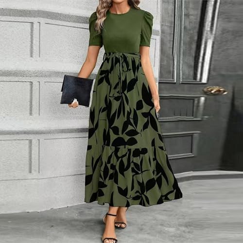 Maxi Dresses for Women 2025 Short Sleeve Tie Waist Kuwait | Ubuy