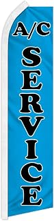 AC Services Swooper Advertising Flag - Perfect for HVAC Stores, AC Specialists, Hardware Stores