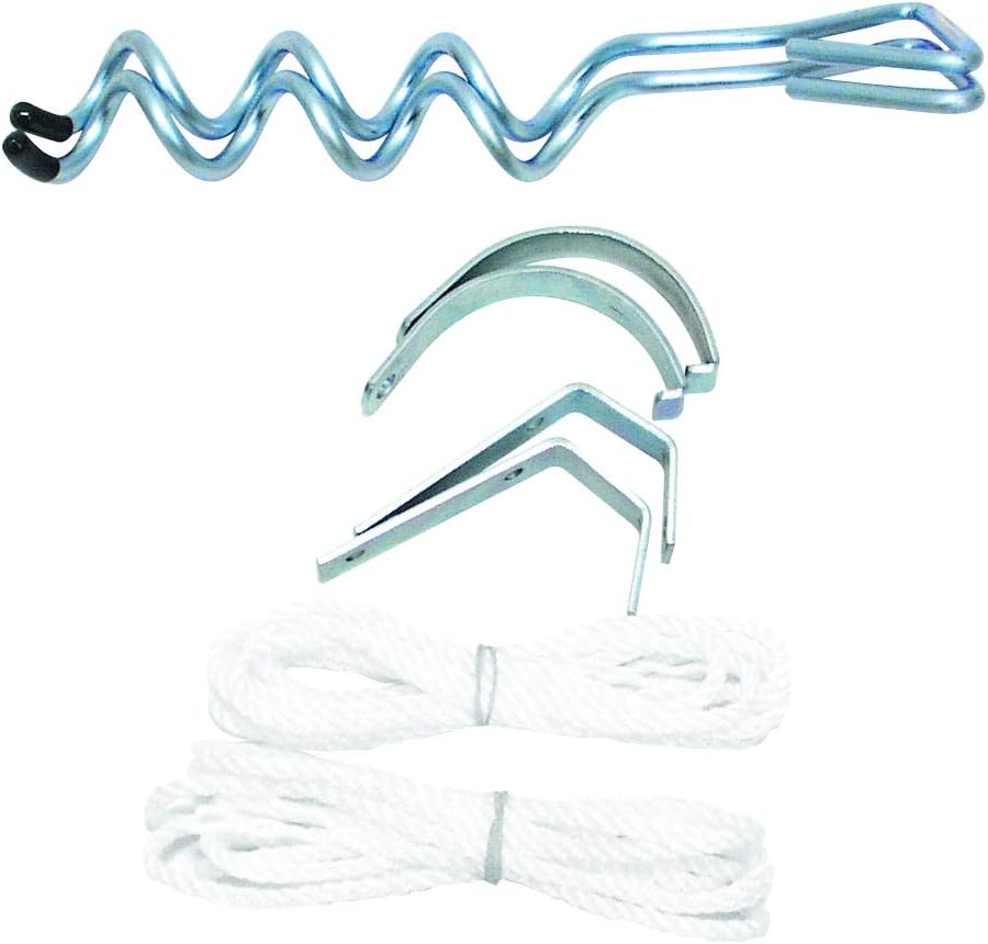 Valterra A30-0200 Happy Hook with Cord and Spiral Stakes, (Set of 2)