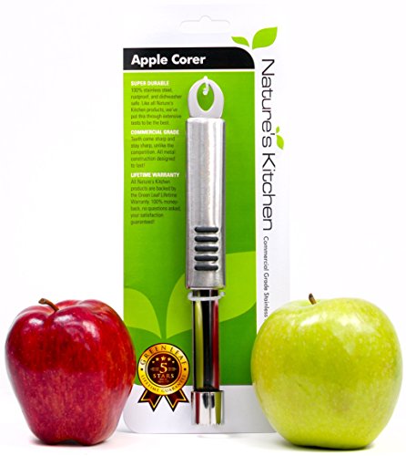 Apple Corer By Nature's Kitchen – Commercial Grade Stainless Steel #TOP2