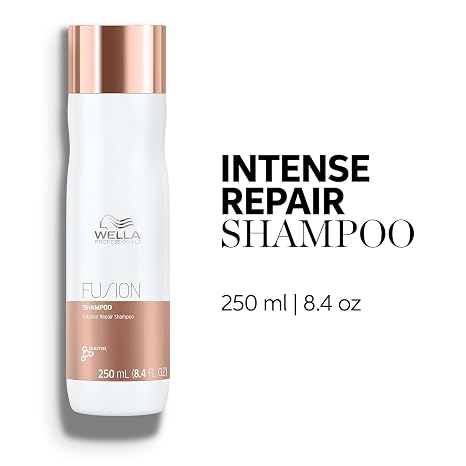 Wella Professionals Fusion Intense Repair Shampoo & Conditioner Set, Hair Repair & Anti Hair Breakage