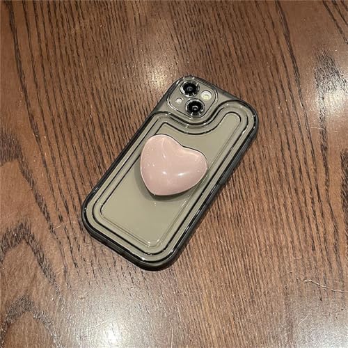 Coque transparente anti-chute avec bague intégrée pour iPhone XR - 5
