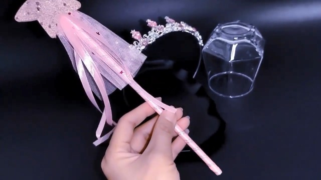 Bijoux Princesse Fille ZYEKIU 5 Pièces Couronne Princesse Bijoux Enfants Fille Accessoire Déguisement Princesse Carnaval