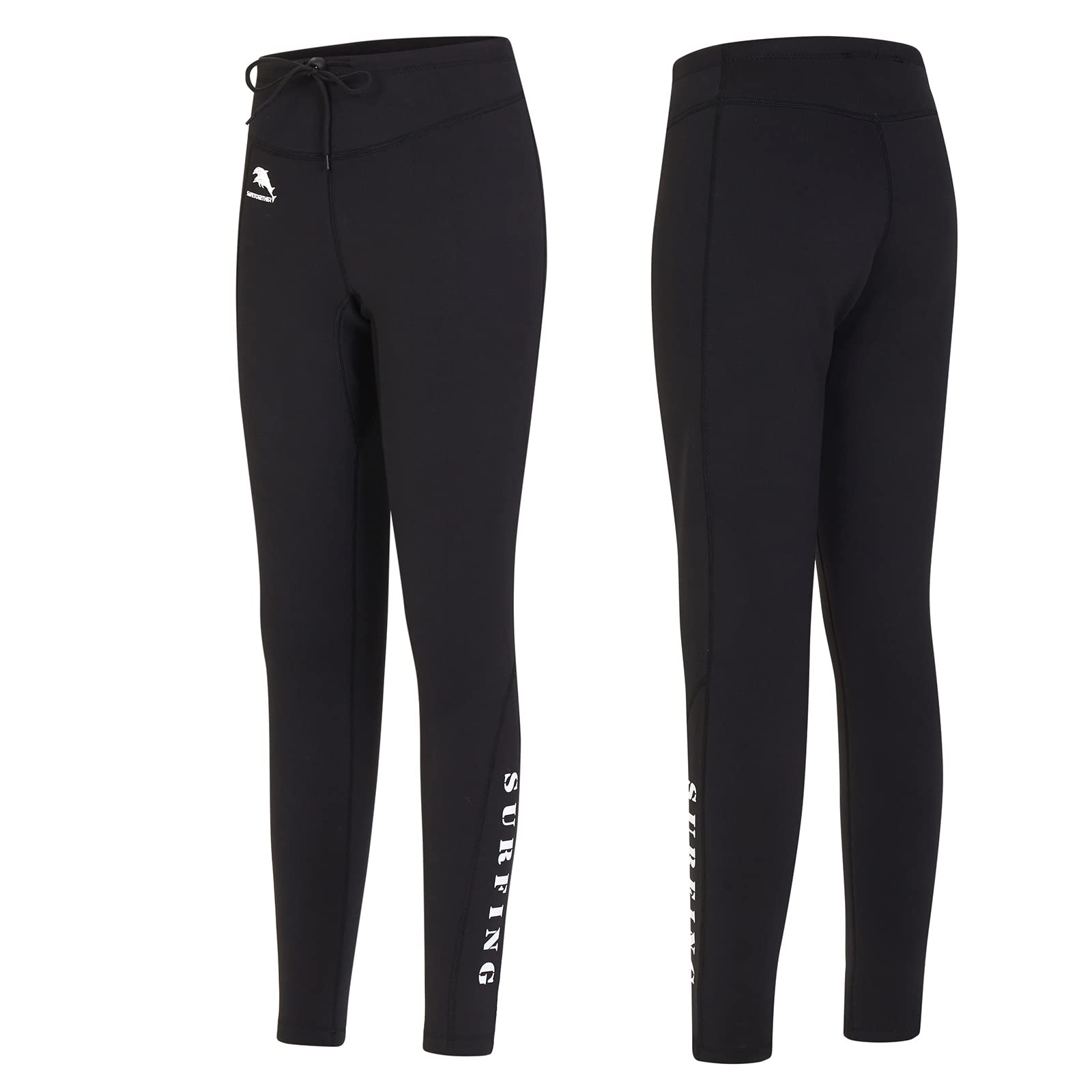 Pantalones de neopreno para mujer, mallas de neopreno de cintura alta de 2 mm, pantalones térmicos de buceo, leggings para adultos, trajes húmedos, trajes de baño