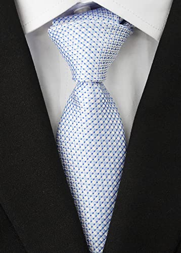 Image of Men's Necktie Classic Silk Tie Woven Jacquard Neck Ties 9 PCS