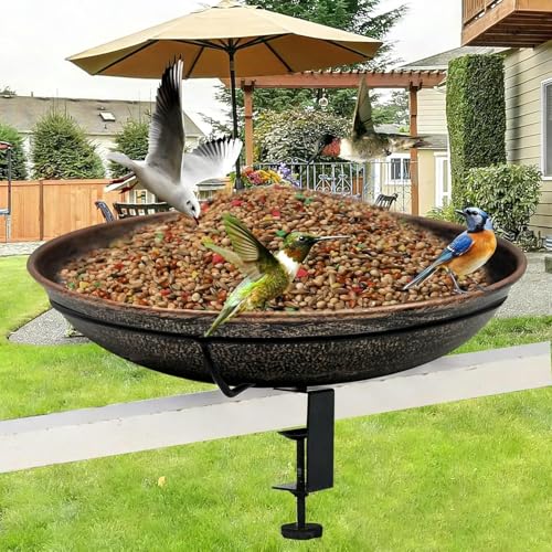 Abreuvoir oiseaux réglable retro fixation balcon anti-gel solide