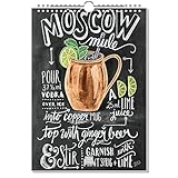 artboxONE Kalender 2026 Cocktails at home Wandkalender A4 2026 Essen & Trinken/Alkohol