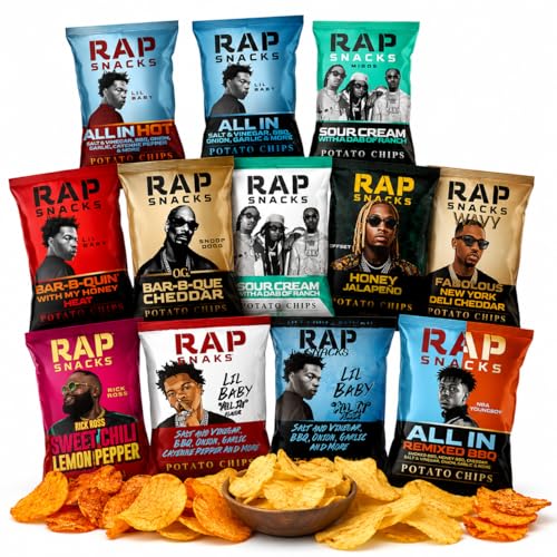 Rap Chips Snacks Snoooop Dog 36 Pack of Kettle Chips Limited Edition (Rap Stars Chips) image 2
