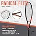 HEAD Ti. Radical Elite Tennis Racket - Pre-Strung Light Balance 27 Inch Racquet, Gray/Orange