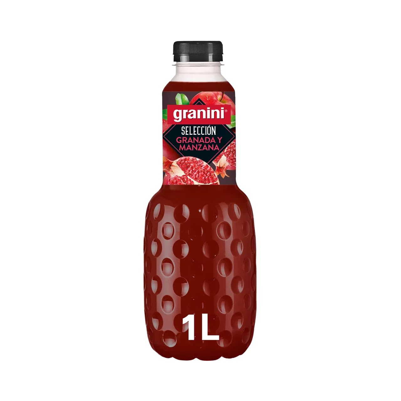 Granatapfel-Apfel-Getränk bis0020 Selección 1 l Flasche, 4er Pack