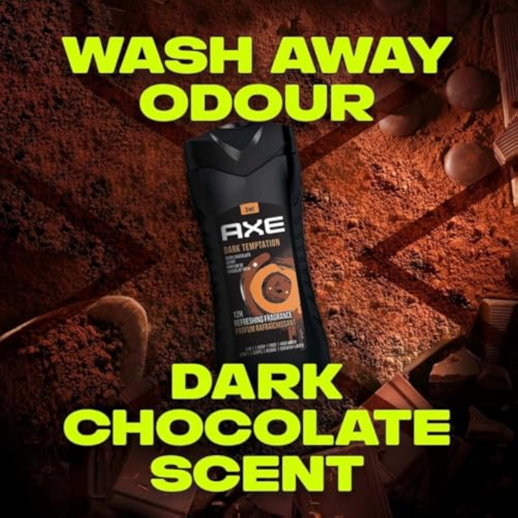 Dark Temptation 3 In 1 Body, Face & Hair Wash for Men