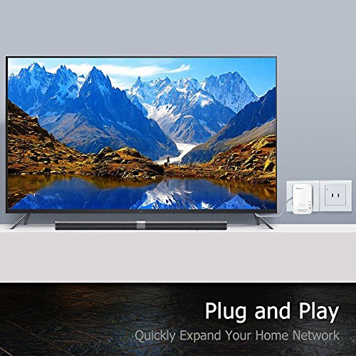 7Inova Av500 Powerline Ethernet Adapter Kit For Wired Network Expanding - Mini, Plug&Work, Power Saving #TOP2