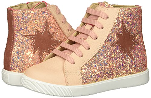 Elephantito Girl's The Rock Star Ankle Boot, Pink Glitter, 4 M Us Big Kid #TOP6
