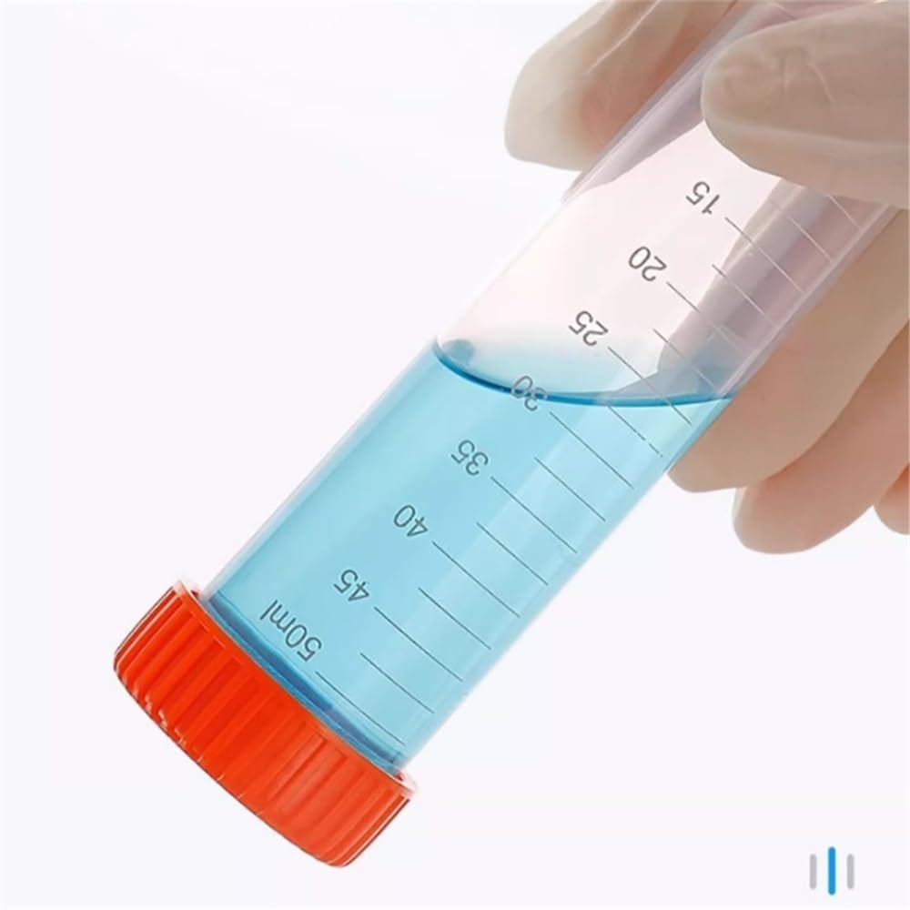 Provetta da centrifuga in plastica da 10 ml, 15 ml, 20, 30, 50 e 100 ml, provetta graduata for centrifuga/provetta EP con fondo tondo Attrezzature da laboratorio