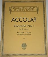Concerto No. 1 in A Minor for the Violin (W/ Piano Accompaniment - Volume 905) B000L1UD8W Book Cover