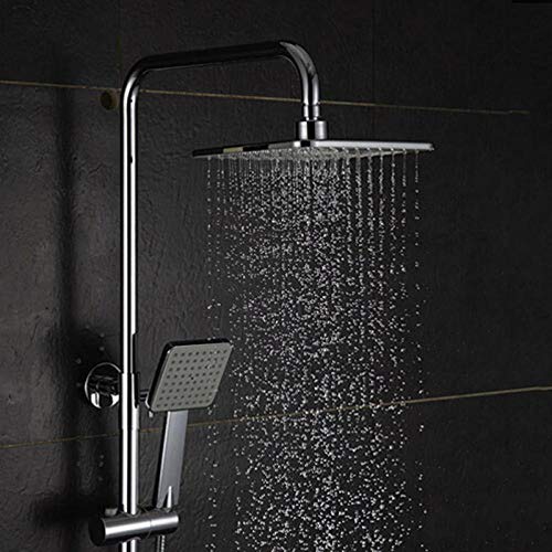 Robinet de douche numérique mitigeur chrome poli froid et chaud - 7
