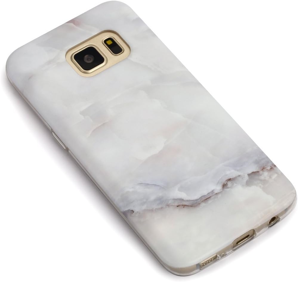 GOLINK Galaxy S7 Case IMD Slim-Fit Anti-Scratch Shock Proof Anti-Finger Print TPU Case for Galaxy S7 - Jade Marble