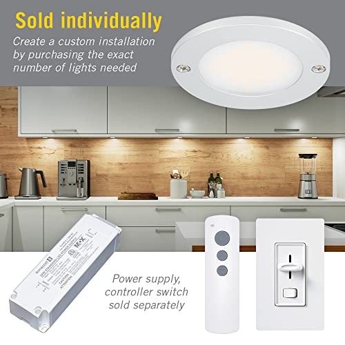 Armacost Lighting Disc Low Profile Under Cabinet LED Puck Light, Matte Silver 4000K 232415 by Armacost Lighting - Image 4