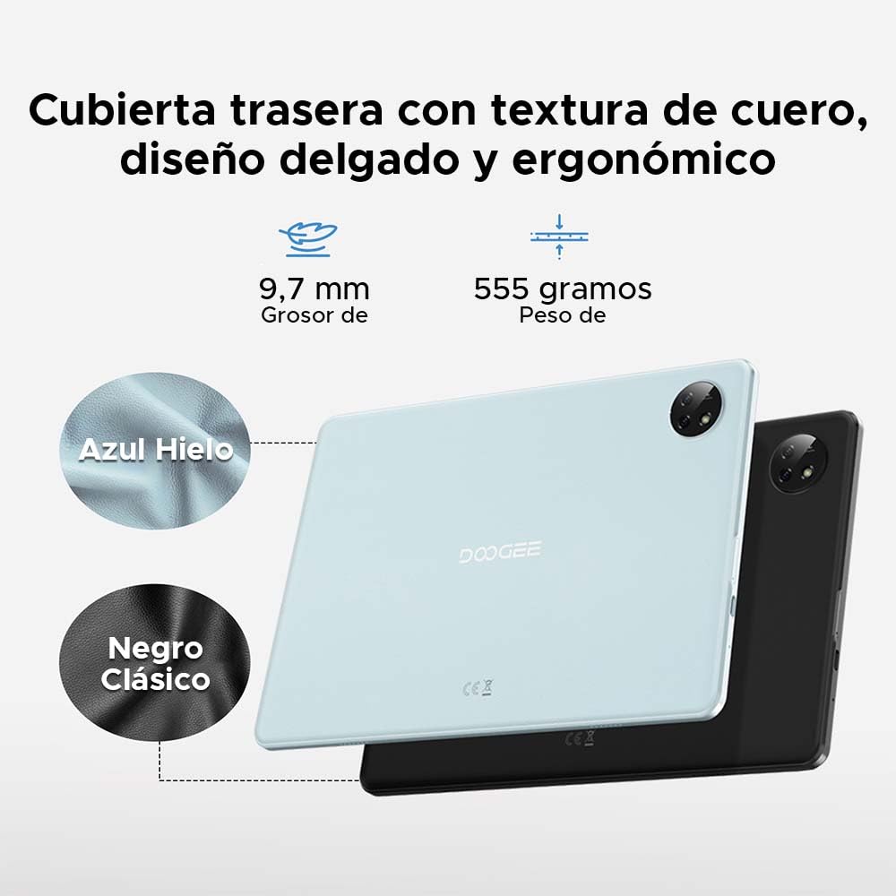 DOOGEE T10W Android 15 Tablet 10 Pulgadas con 16GB RAM+ 128GB ROM