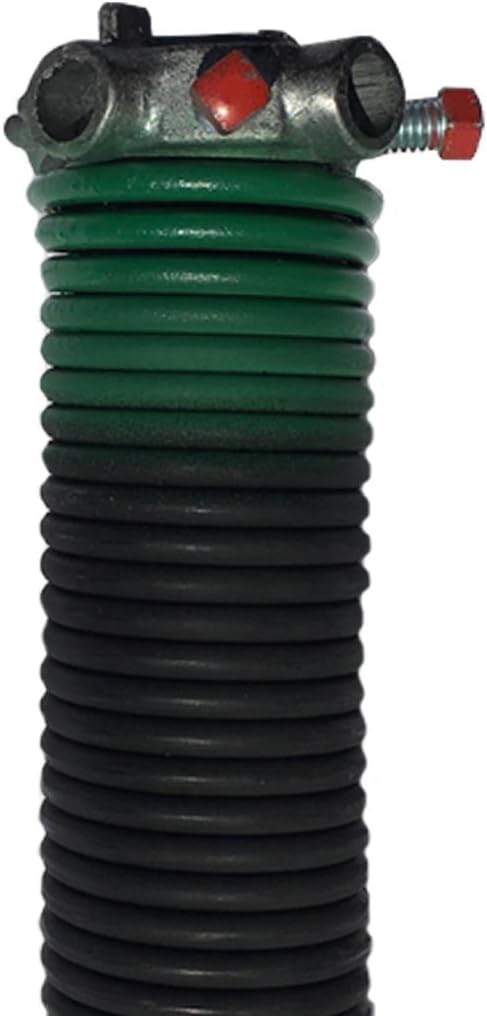 DURA-LIFT .243 x 2" x 33" Torsion Garage Springs (Green, Left & Right Wound)