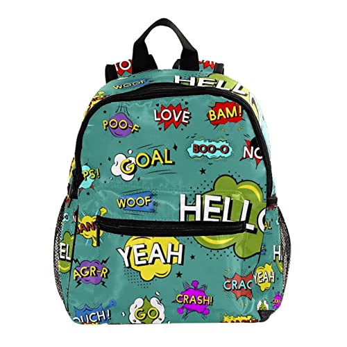 Sac à dos pour garçons et filles joli sac à bandoulière d'extérieur carré 30,5 cm