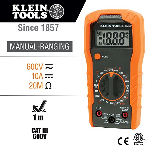 image for Klein Tools 69149P Electrical Test Kit with Digital Multimeter, Non-Co