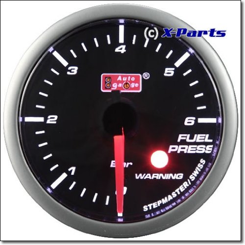 Indicatore di pressione della benzina da 52 mm, 0-6 bar